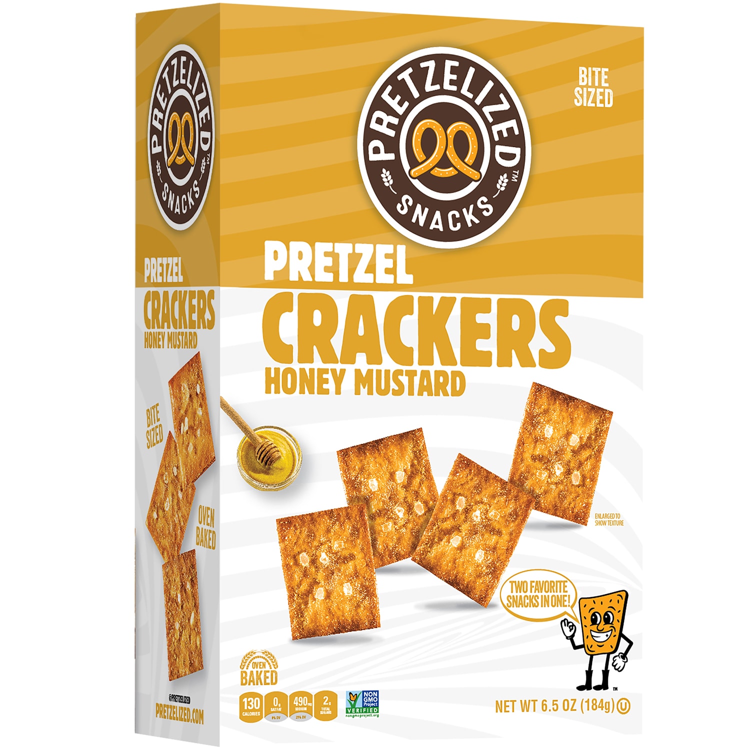 Pretzelized Crackers, Honey Mustard