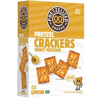 Pretzelized Crackers, Honey Mustard