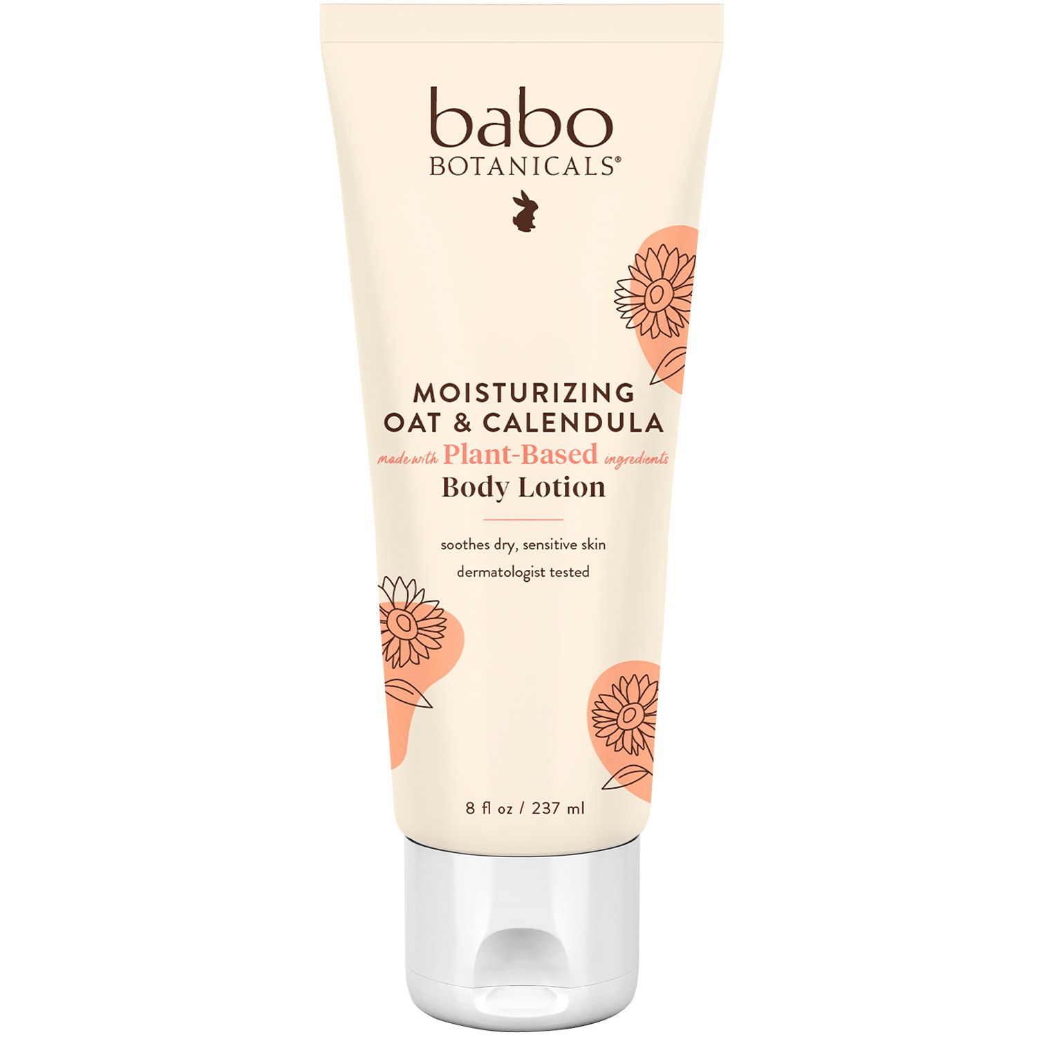Babo Botanicals Plant-Based Body Lotion, Moisturizing Oat & Calendula