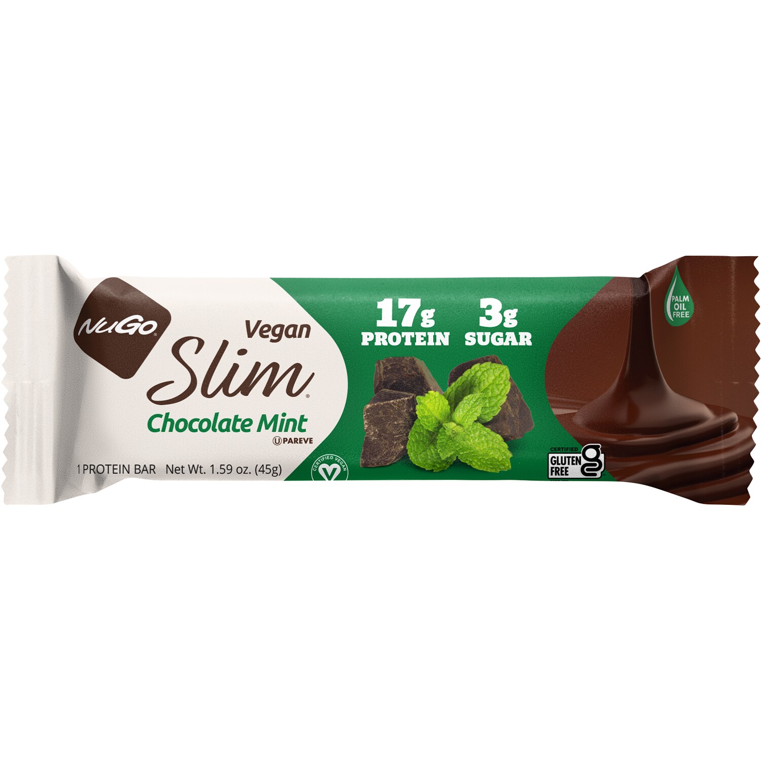 NuGo Slim Protein Bar, Chocolate Mint