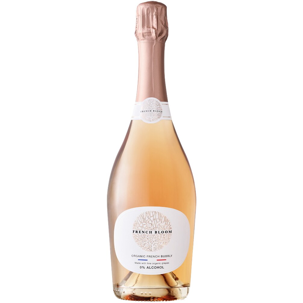 French Bloom Non-Alcoholic "Le Rose" Organic French Bubbly