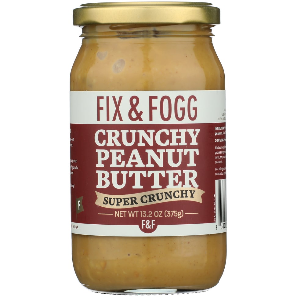 Fix & Fogg Super Crunchy, Peanut Butter