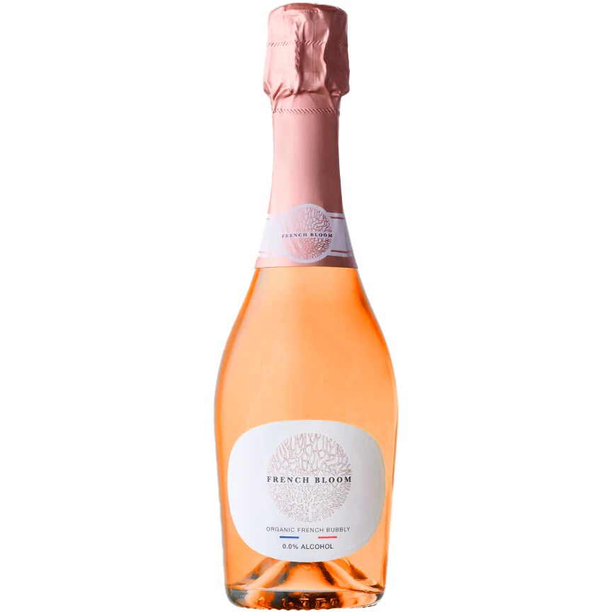 French Bloom Non-Alcoholic "Le Rose" Organic French Bubbly