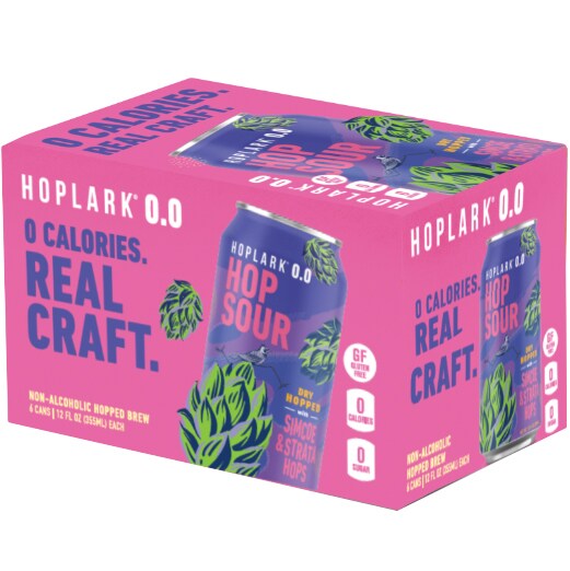 Hoplark 0.0 Non-Alcoholic Hopped Brew, Hop Sour, Cans