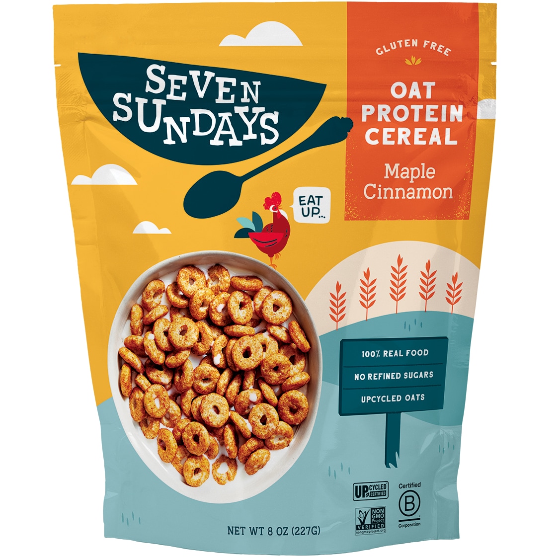Seven Sundays Gluten Free Oat Protein Cereal, Maple Cinnamon