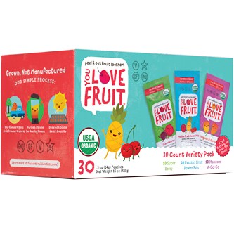 You Love Fruit Handmade Fruit Leather, Variety Pack
