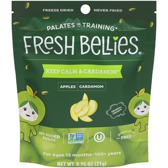 Fresh Bellies Freeze Dried Snacks, Keep Calm & Cardamon
