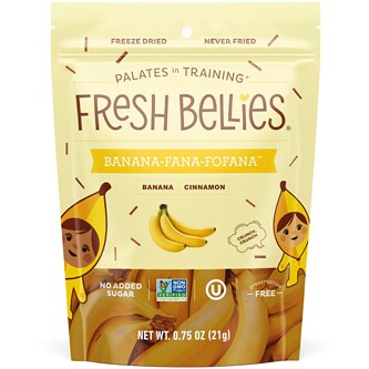 Fresh Bellies Freeze Dried Snacks, Banana-Fana-Fofana