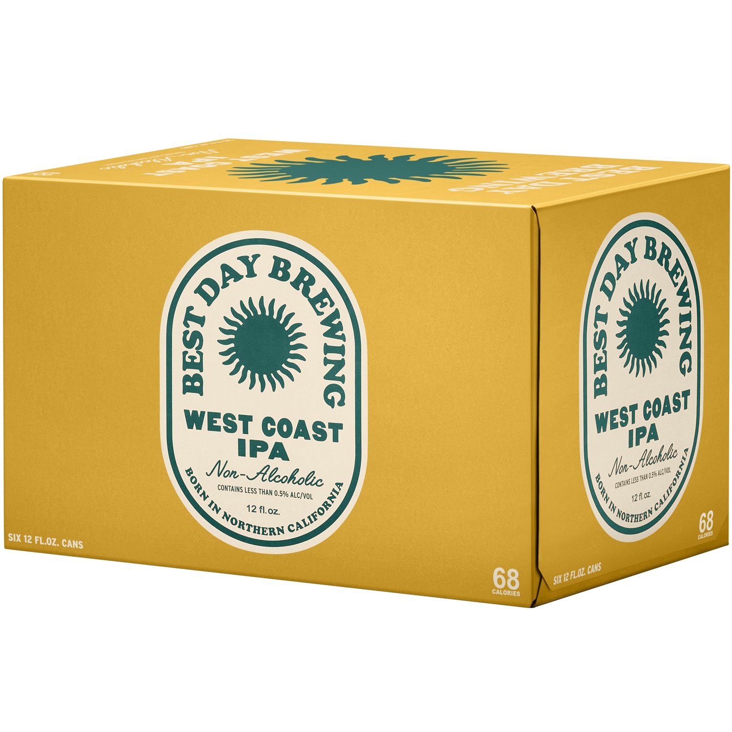 Best Day Brewing Non-Alcoholic West Coast IPA, Cans