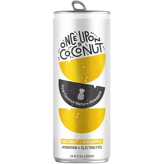 Once Upon a Coconut Pure Coconut Water + Pineapple, Can