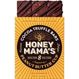 Honey Mama's Cocoa Truffle Bars, Peanut Butter Cup