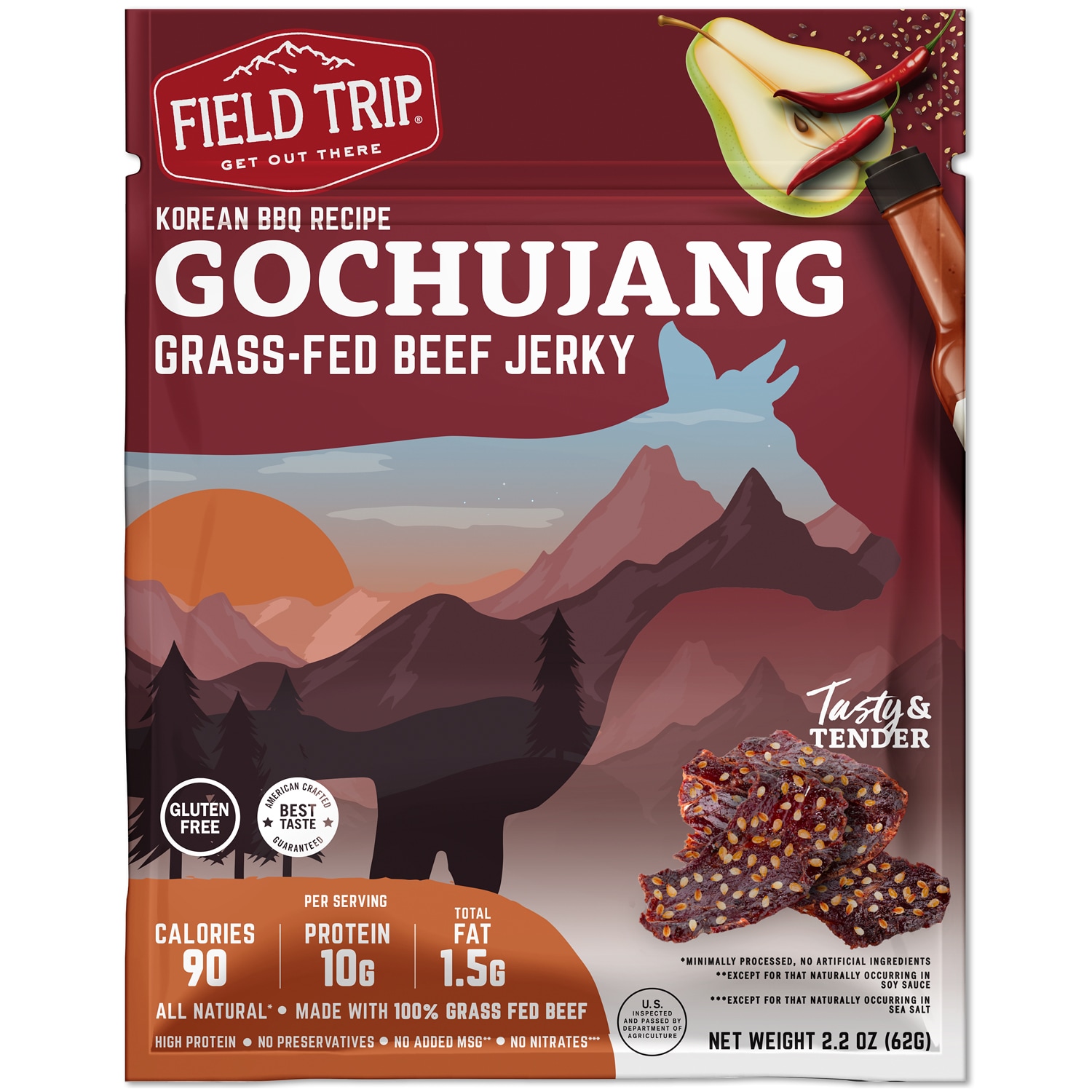 Field Trip Gochujang Korean BBQ, Beef Jerky