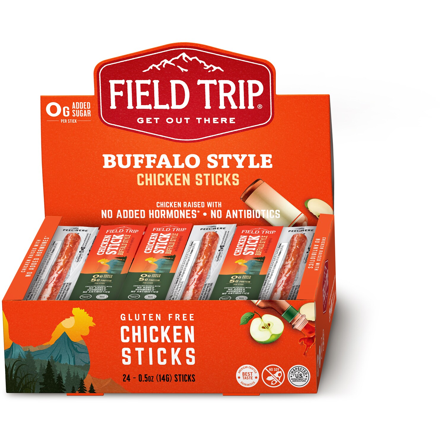 Field Trip Buffalo Style, Chicken & Apple Stick