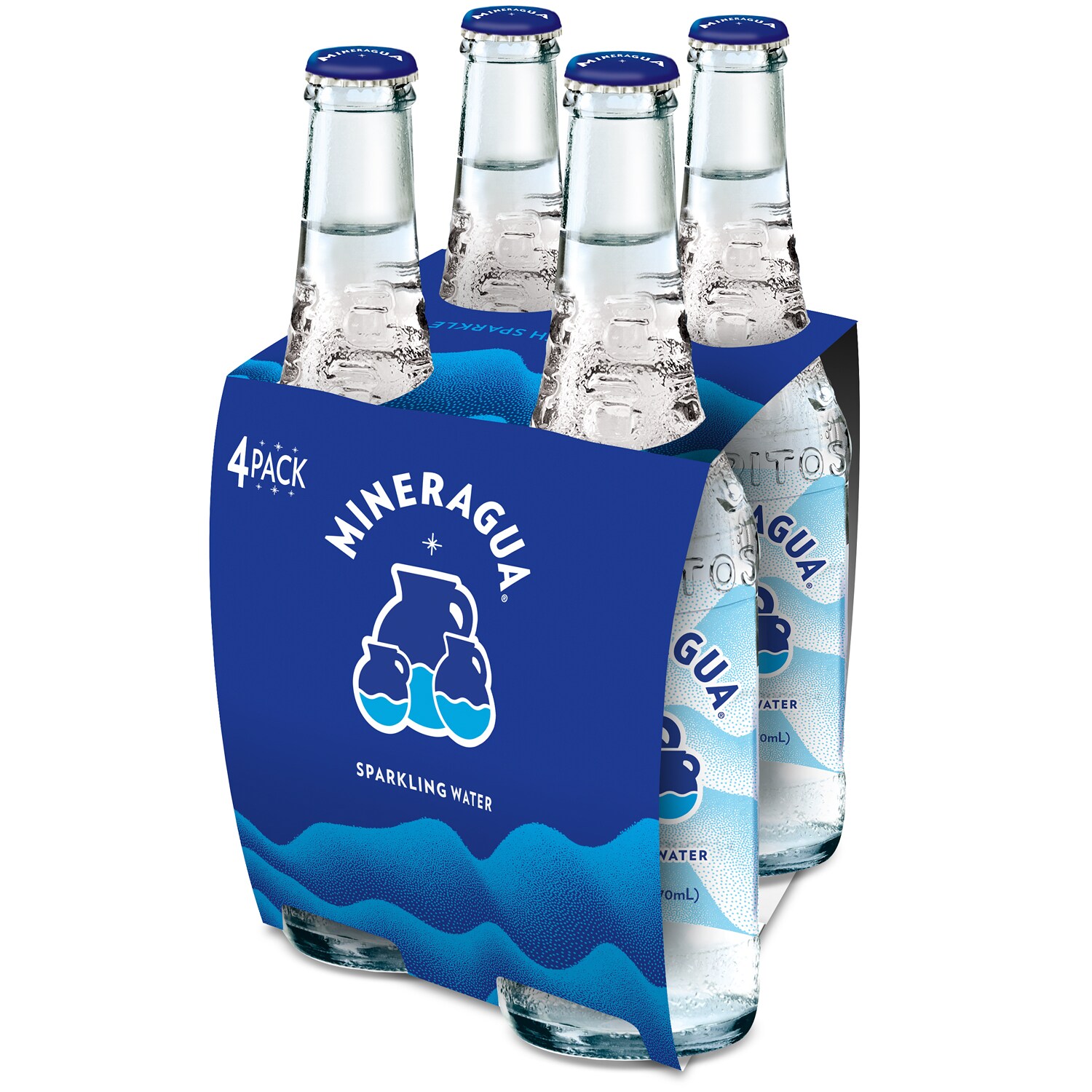 Jarritos Sparkling Water, Mineragua, Glass Bottles