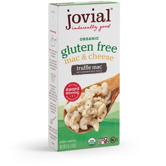 Jovial Organic Gluten Free Mac & Cheese, Truffle Mac