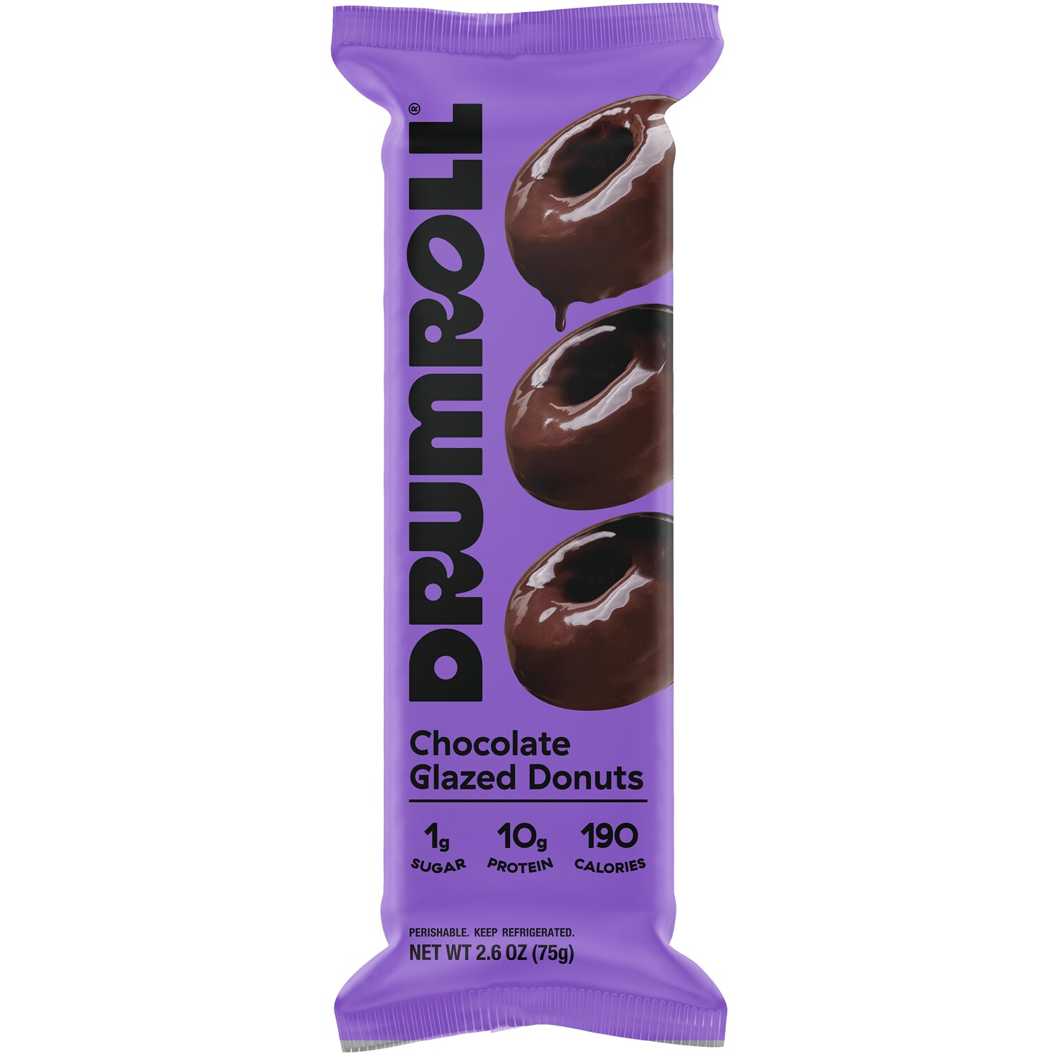 Drumroll Glazed Donuts, Chocolate