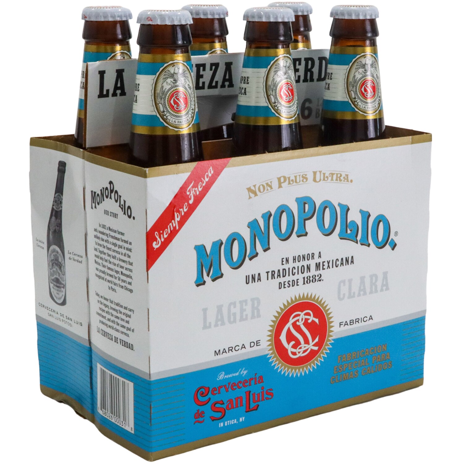 Monopolio Lager Clara, Bottles