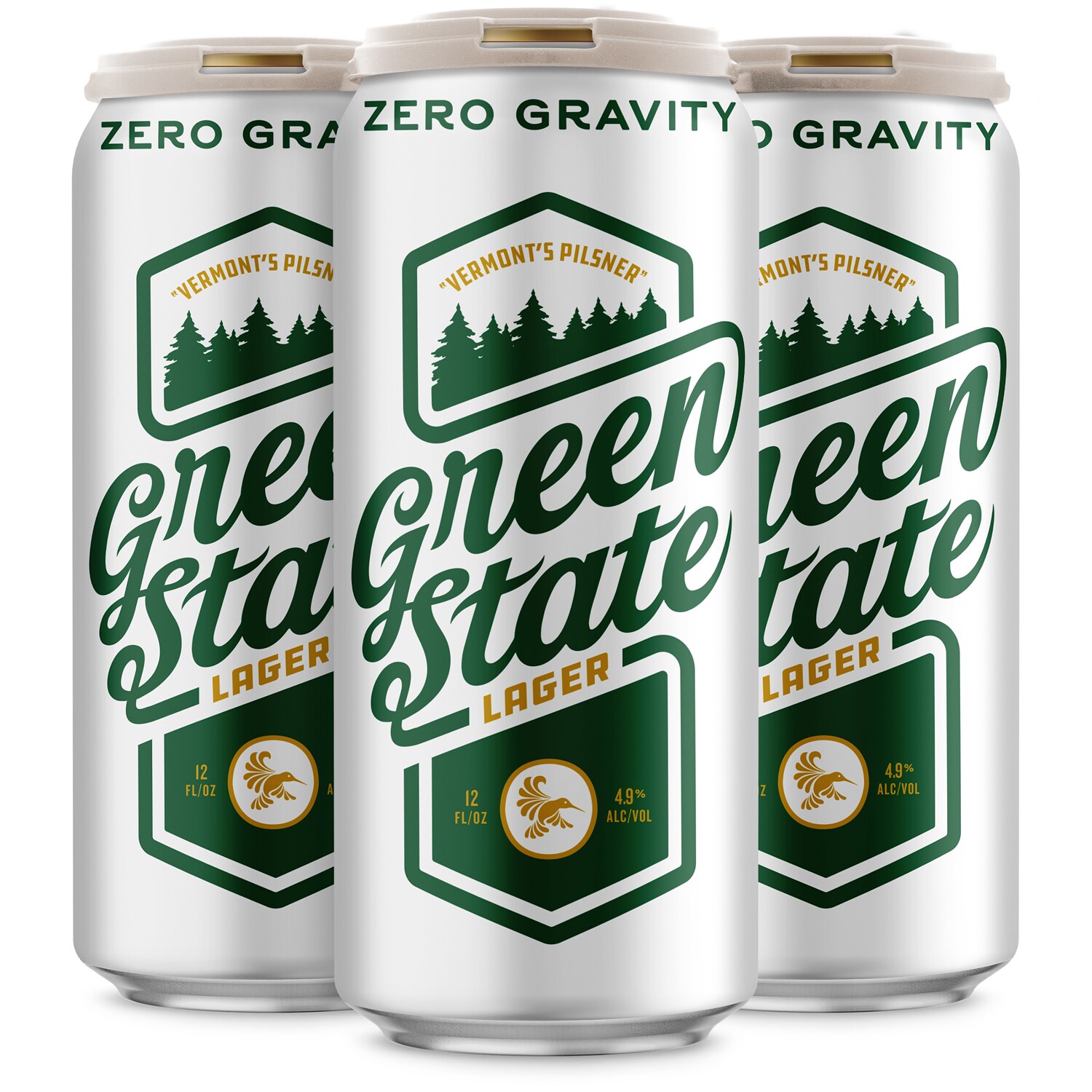 Zero Gravity Green State Lager, Cans