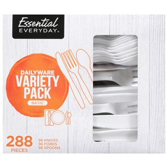 Essential Everyday Dailyware, Variety Pack Cutlery