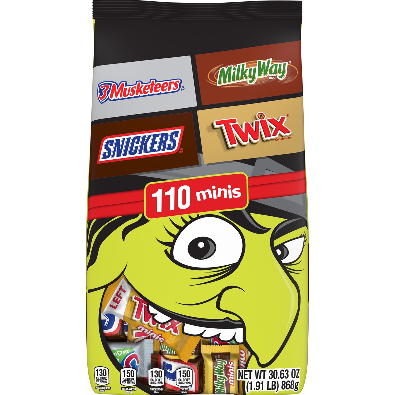 Mars Chocolate Candy Minis Assortment, Fun Size