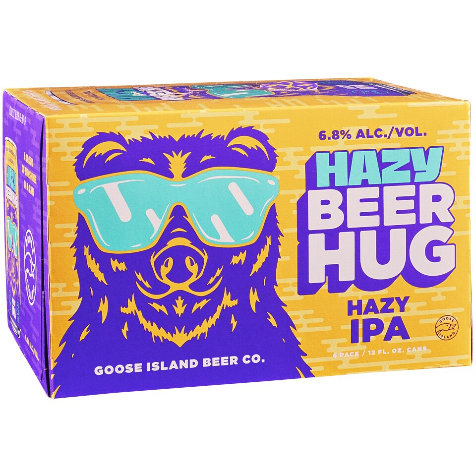 Goose Island Hazy Beer Hug IPA, Cans