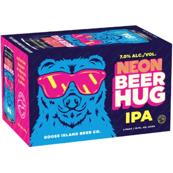 Goose Island Neon Beer Hug IPA, Cans