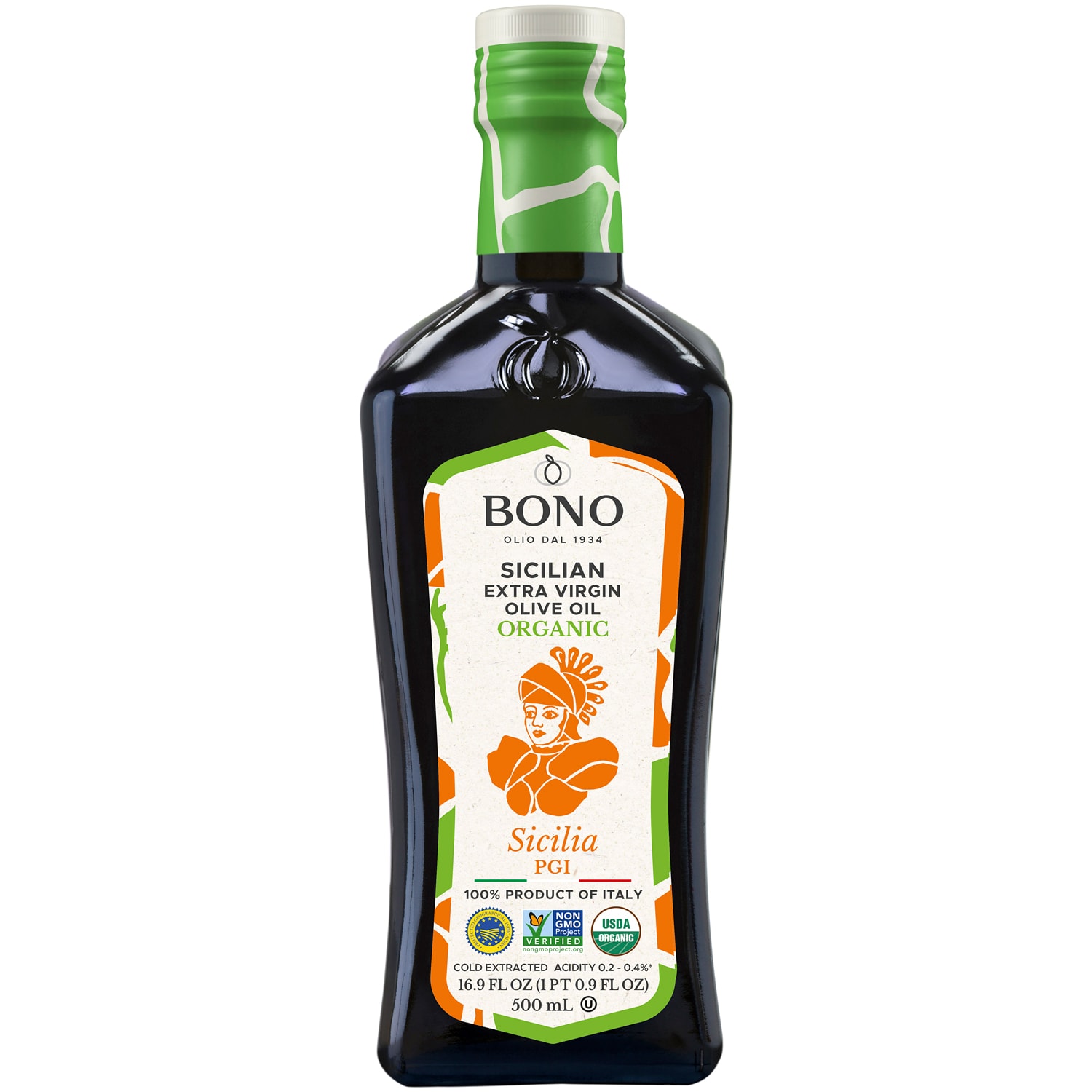 Bono Organic Sicilian PGI, Extra Virgin Olive Oil