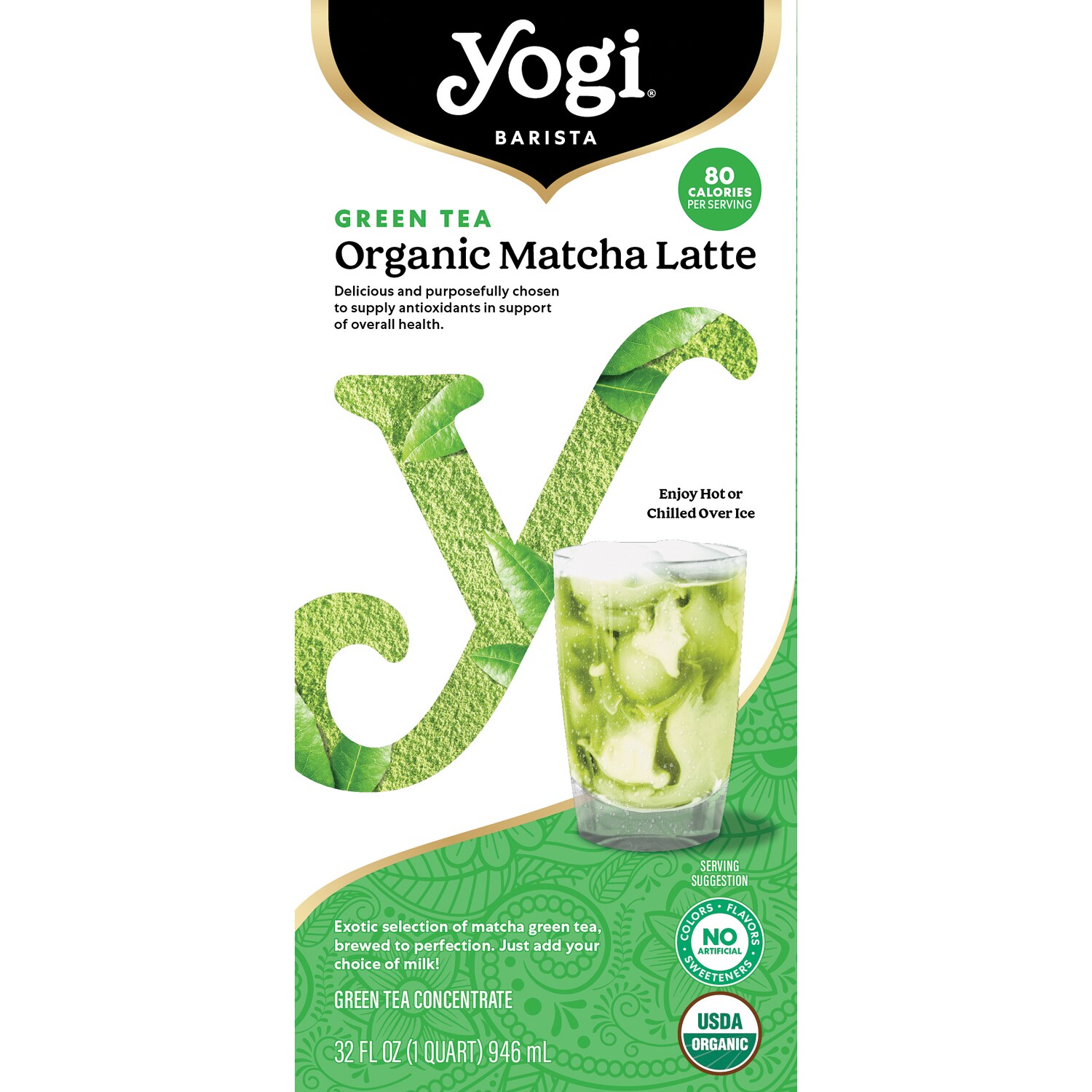Yogi Tea Barista Organic Matcha Latte, Green Tea