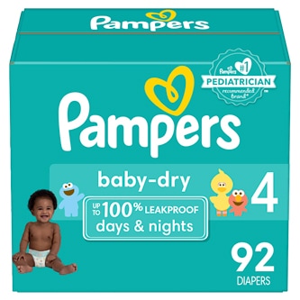Pampers Baby-Dry Diapers, Size 4