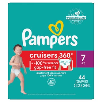 Pampers Cruisers 360 Diapers, Size 7