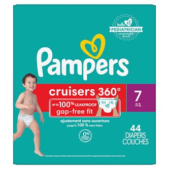 Pampers Cruisers 360 Diapers, Size 7