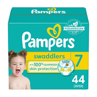 Pampers Swaddlers Diapers, Size 7