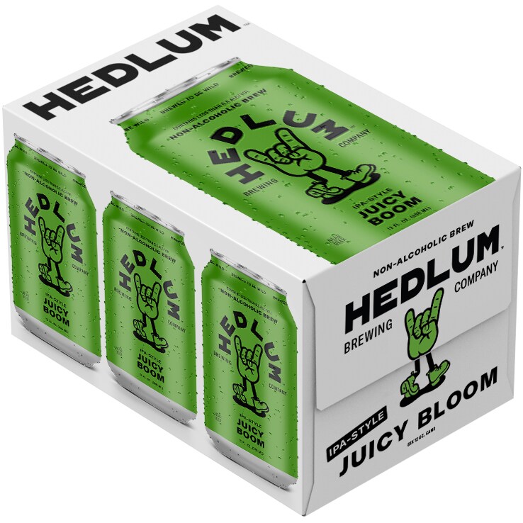Hedlum Non-Alcoholic Juicy Bloom IPA, Cans