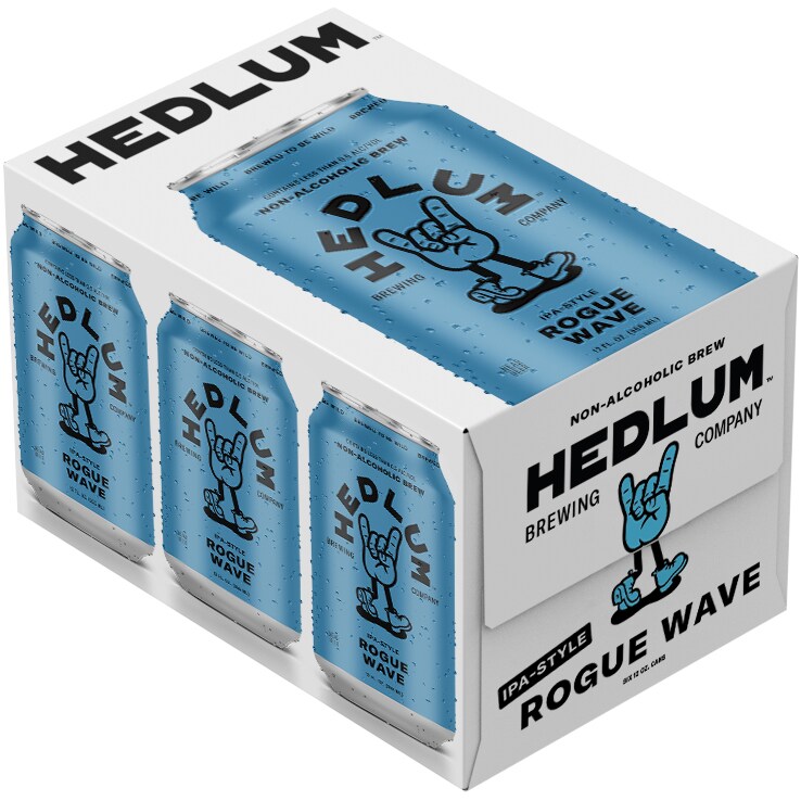 Hedlum Non-Alcoholic Rogue Wave IPA, Cans
