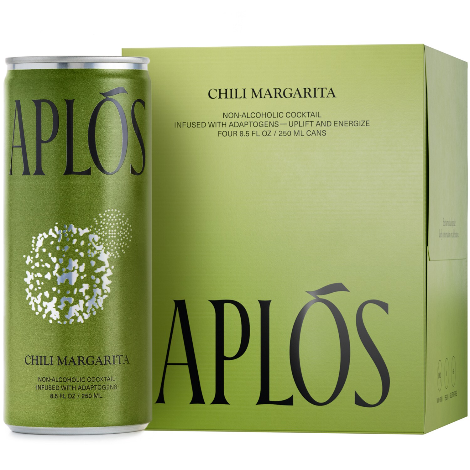 Aplós Non-Alcoholic Chili Margarita, Cans