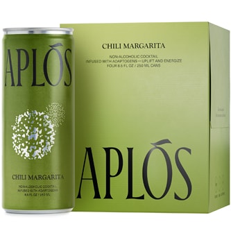 Aplós Non-Alcoholic Chili Margarita, Cans