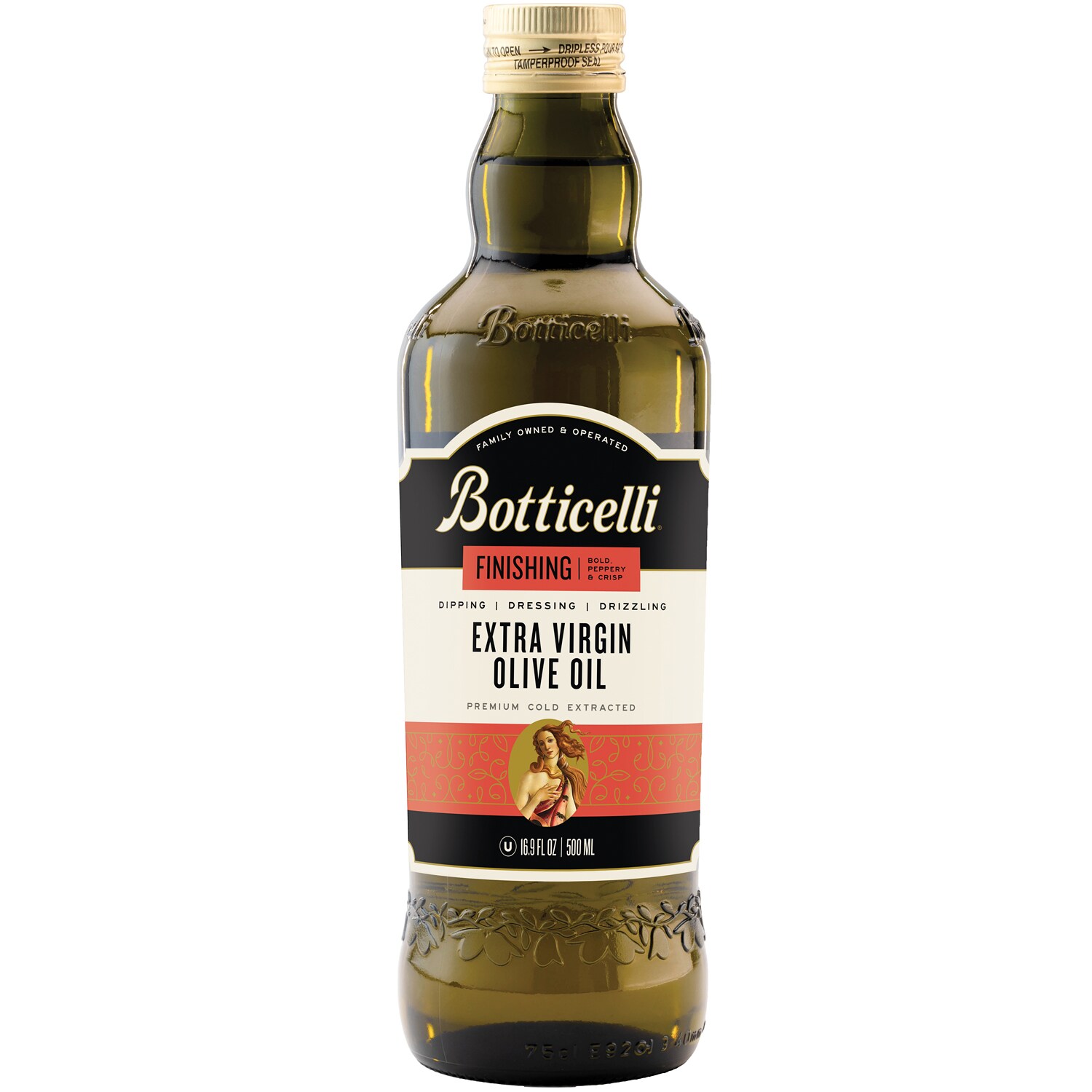 Botticelli Extra Virgin Olive Oil, Finishing