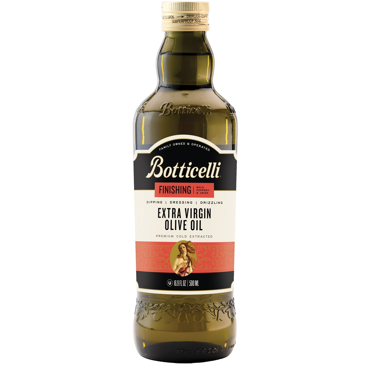 Botticelli Extra Virgin Olive Oil, Finishing