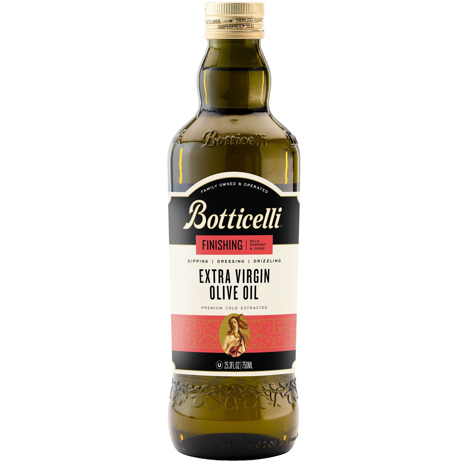 Botticelli Extra Virgin Olive Oil, Finishing