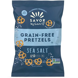 Savor By Suzie Grain-Free, Sea Salt Pretzels