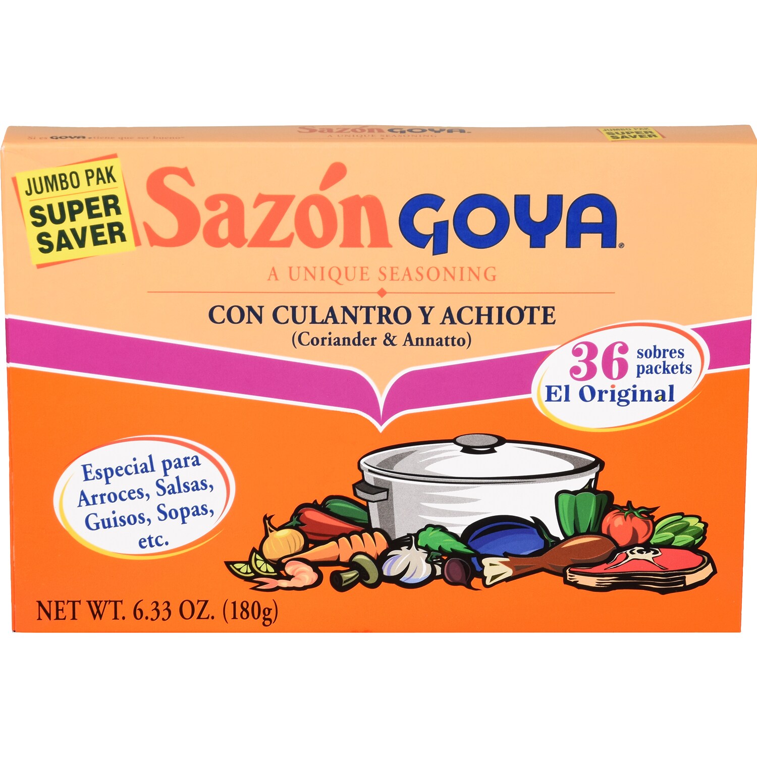 Goya Sazón Coriander & Annatto Seasoning