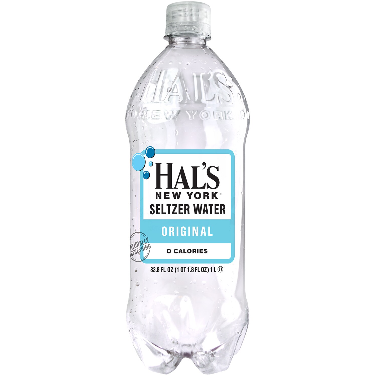 Hal's New York Seltzer Water, Original, Plastic Bottle