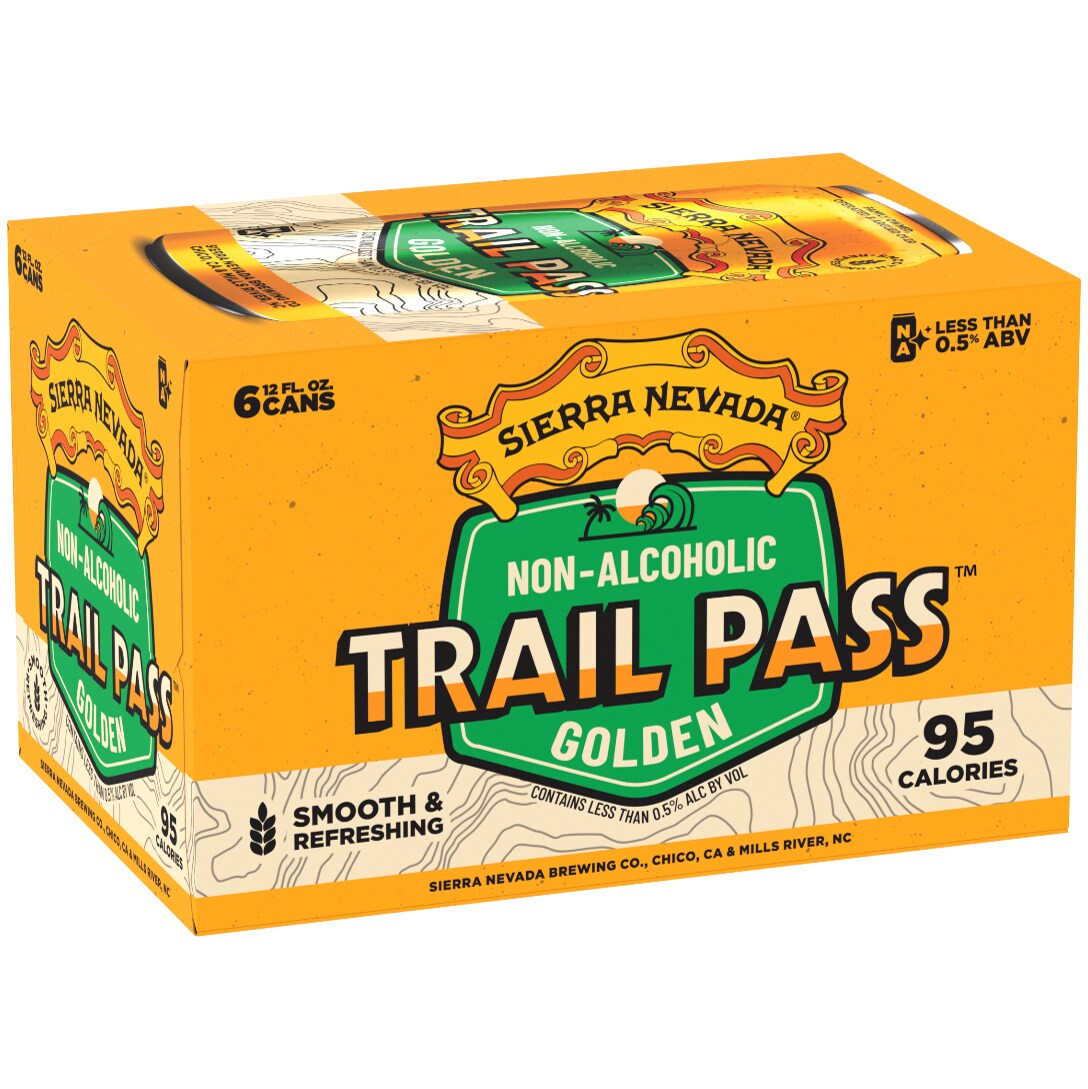 Sierra Nevada Non-Alcoholic Trail Pass Golden, Cans