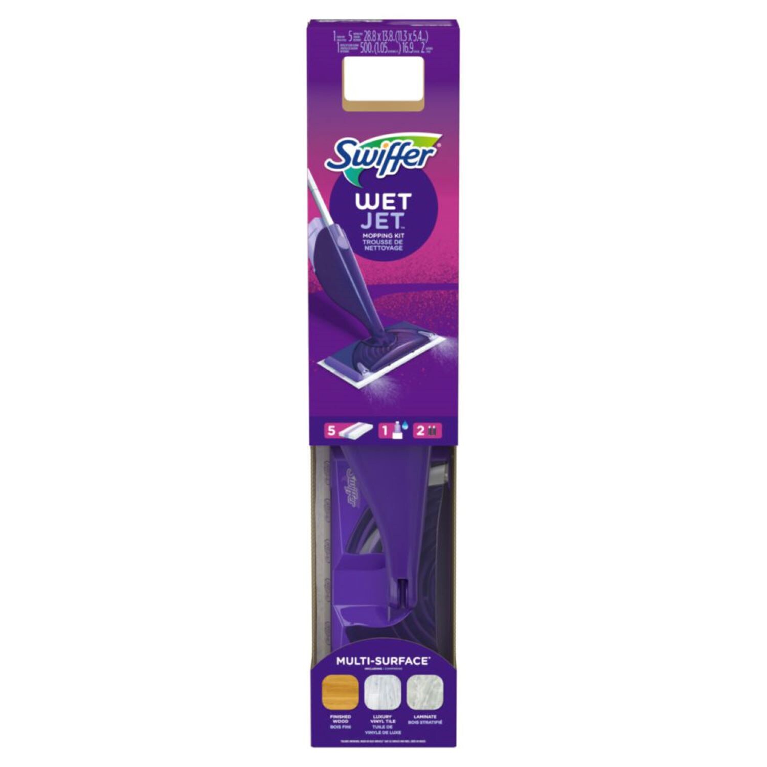Swiffer Wet Jet Mopping Kit, Multi Surface