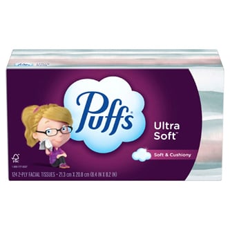 Puffs Ultra Soft & Cushiony 2-Ply, Facial Tissues
