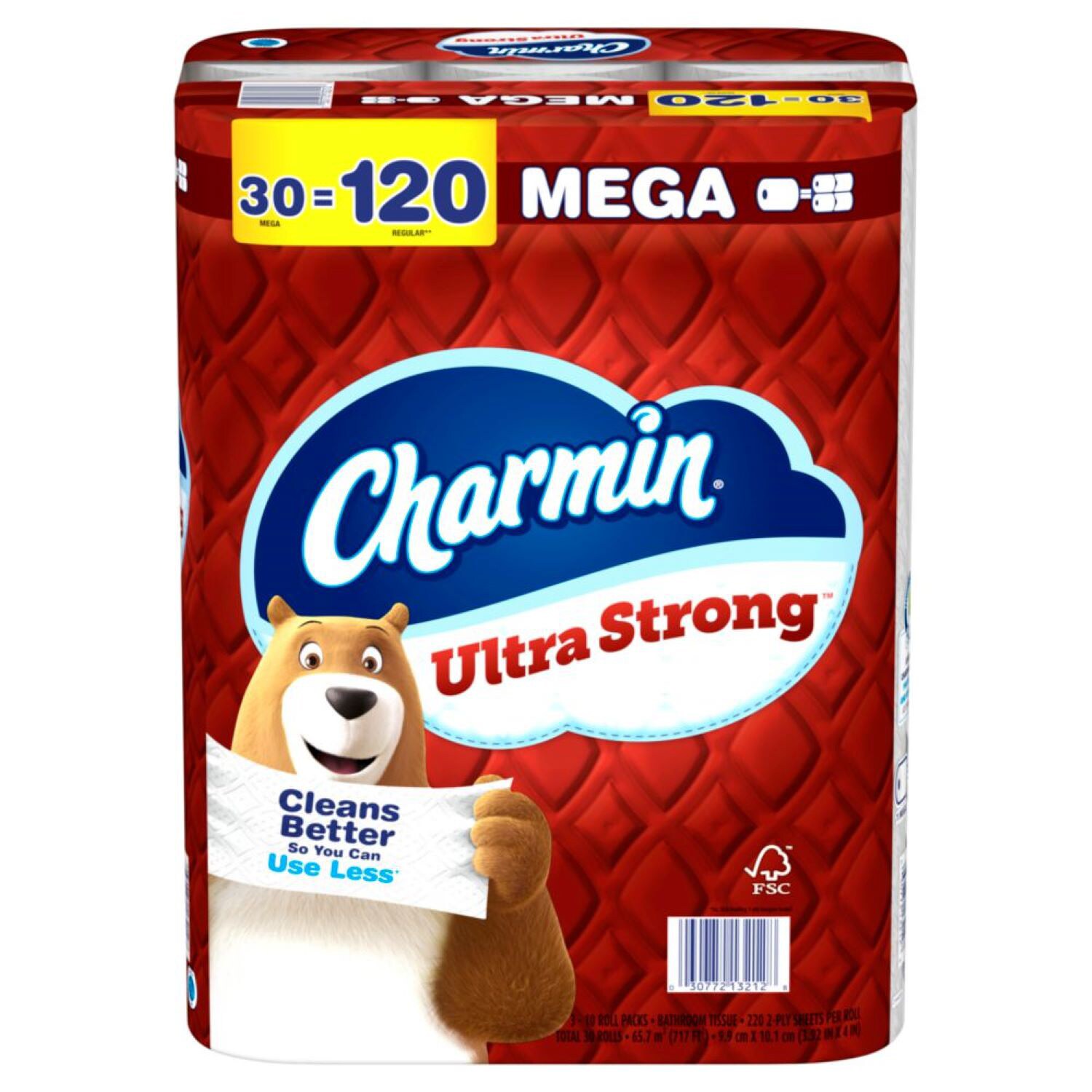 Charmin Ultra Strong 2-Ply Bathroom Tissue, Mega Rolls