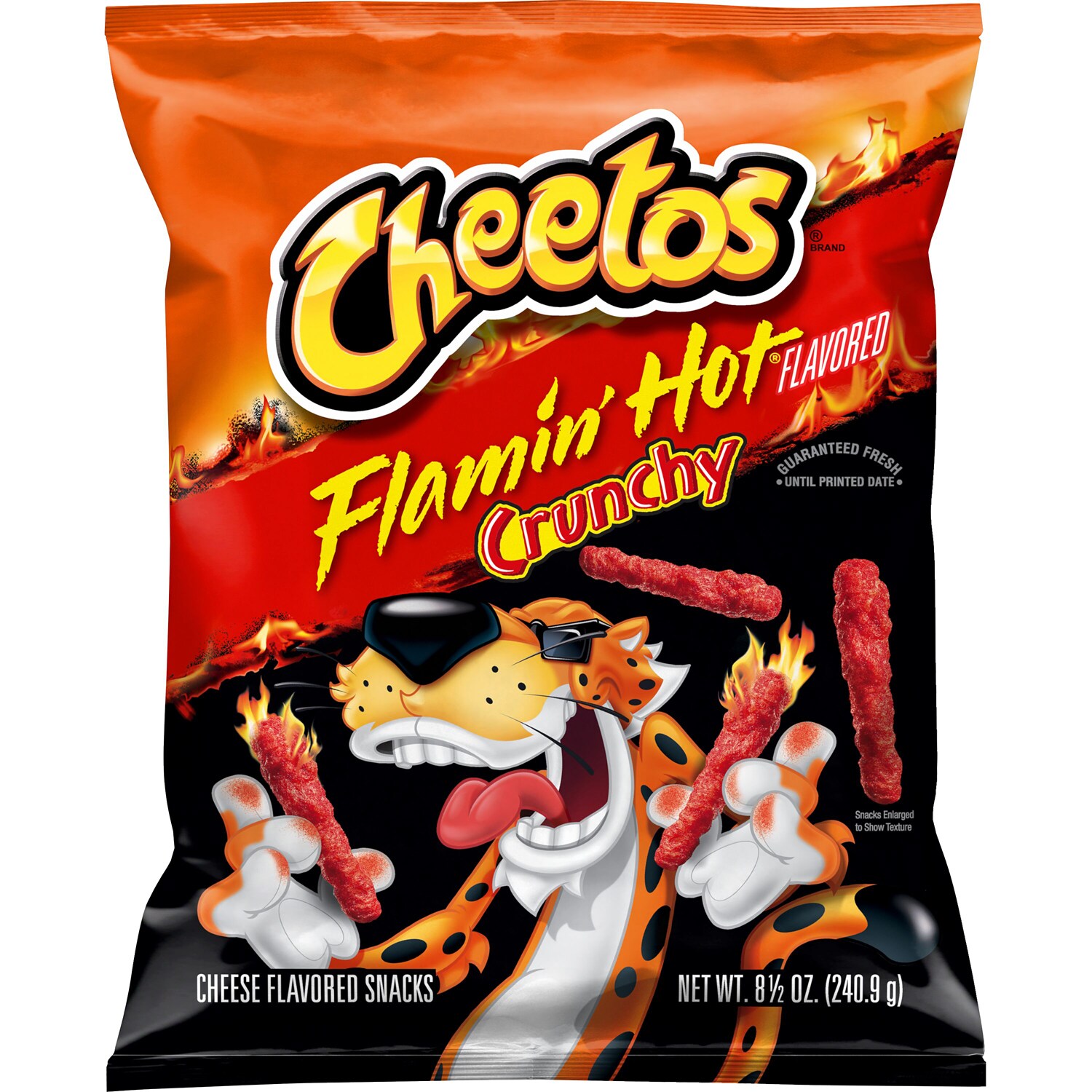 Cheetos Crunchy Cheese Flavored Snacks, Flamin' Hot