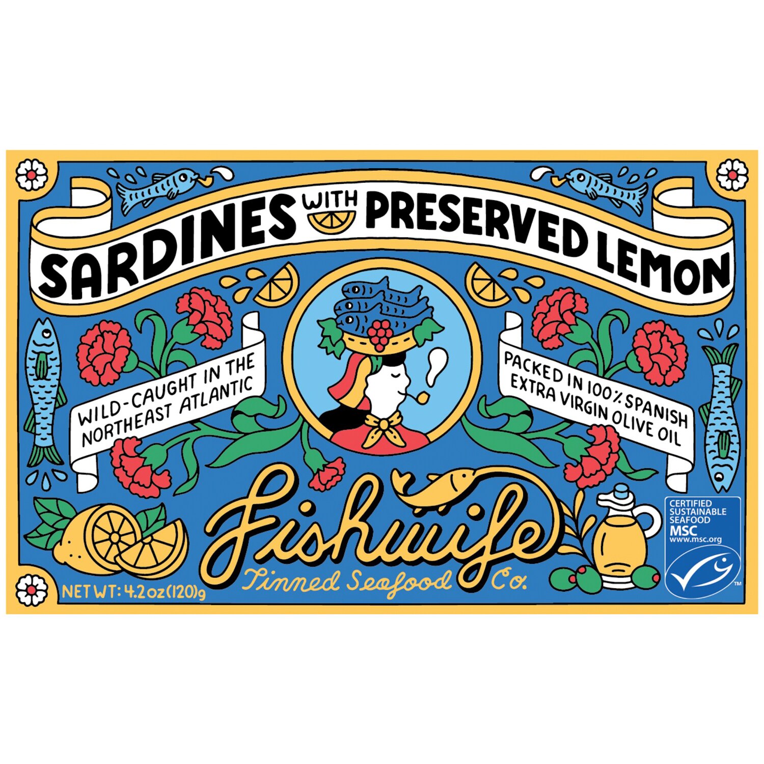 Fishwife Sardines with Preserved Lemon