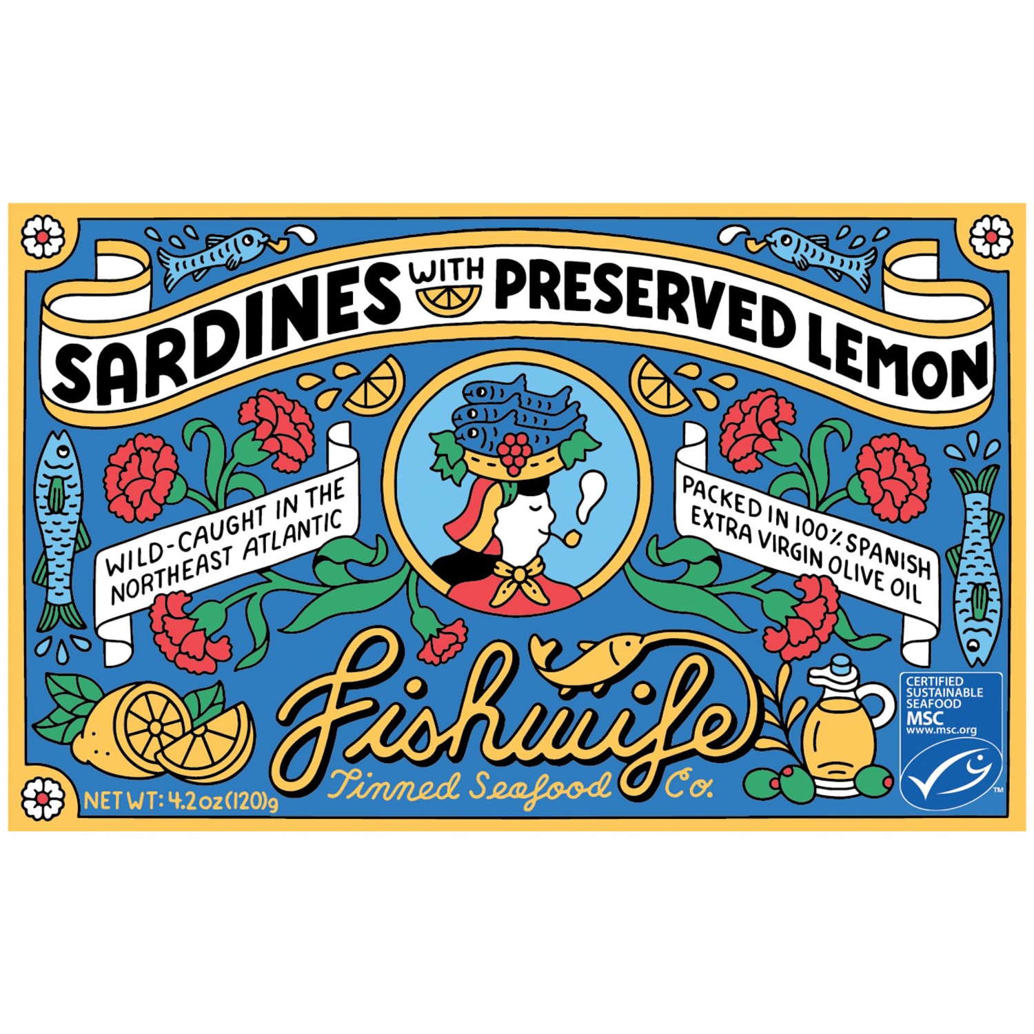Fishwife Sardines with Preserved Lemon