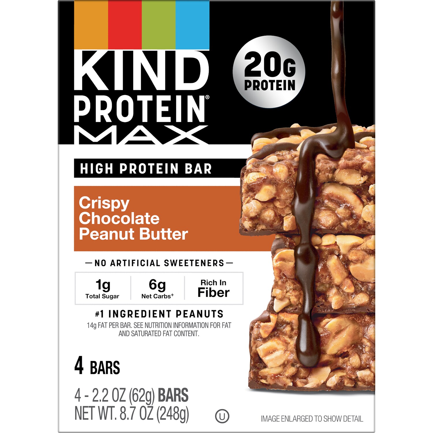 KIND Protein Max Bars, Crispy Chocolate Peanut Butter